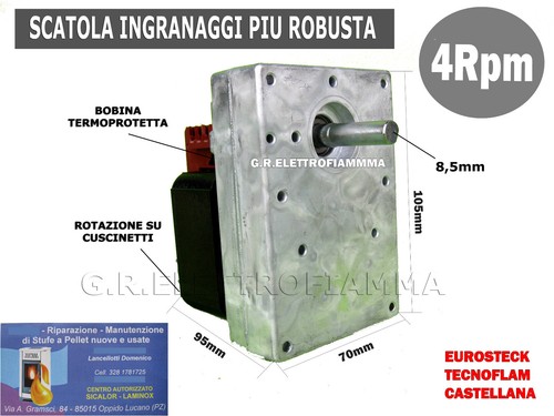 Motoriduttore pellet rpm - 4,